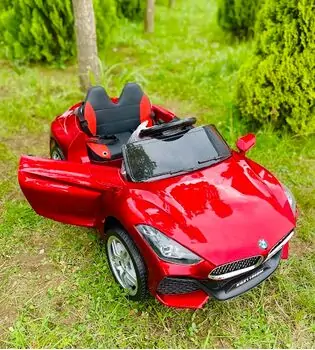 BMW Z4 Red - ელექტრო მანქანა კაუჩუკის საბურავებით და ტყავის სავარძლით, 2 image