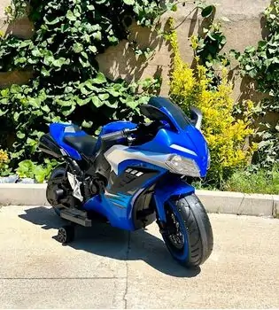 Motorcycle R6 Challenger Blue - ელექტრო მოტოციკლი