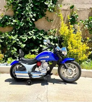 Kids Moto Harley Blue - ელექტრო მოტოციკლი, 2 image