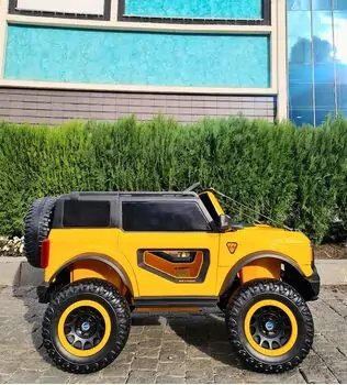 Bronco Jeep 4x4 Yellow  - ელექტრო მანქანა, 4 image