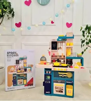 Fun Kitchen Toys - ფუნქციური სათამაშო სამზარეულო