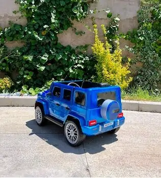 Mercedes Benz G63 Blue  -  ელექტრო მანქანა კაუჩუკის საბურავებით, 5 image