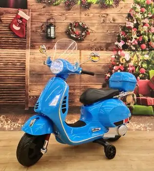 Moped For Kids Blue - ელექტრო მოპედი
