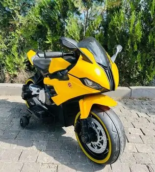 Electric Moto BMW Yellow - ელექტრო მოტოციკლი, 2 image