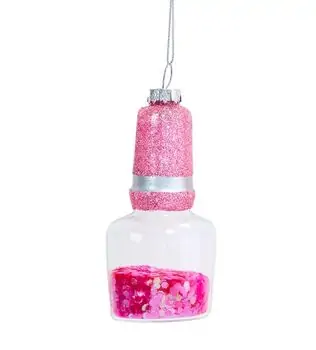 Glass Nail Polish Hanging Decoration - ნაძვის ხის სათამაშო