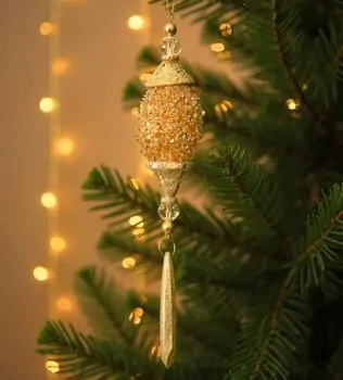 Drop With Dangle Hanging Decoration - ნაძვის ხის სათამაშო