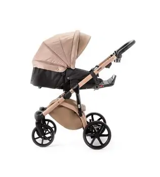 Adamex Nola Natura 3 in 1 Stroller Camel - საბავშვო ეტლის კომპლექტი, 9 image