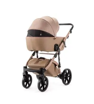 Adamex Nola Natura 3 in 1 Stroller Camel - საბავშვო ეტლის კომპლექტი, 6 image