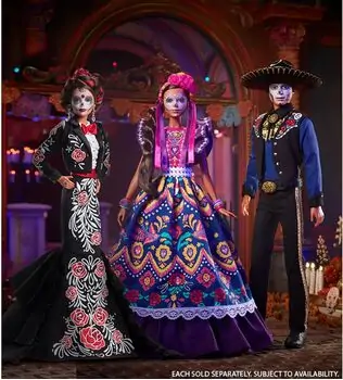 Barbie HBY09 2022 Día De Muertos Doll - სათამაშო ბარბის თოჯინა, 5 image