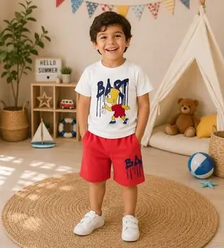 Bart 2 In 1 Set Red - საბავშვო ორეული