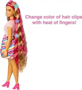 Barbie Dolls with Long Gorgeous Hair MTL-HCM89 ბარბის თოჯინა აქსესუარებით, 6 image
