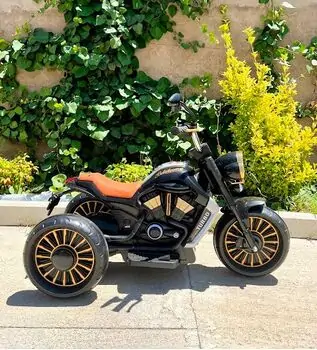 Vintage Moto Black  - ელექტრო მოტოციკლი ტყავის სავარძლით, 7 image