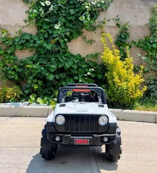 Super 4x4 Jeep White - ელექტრო მანქანა, 2 image