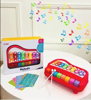 Beautiful Melody Big Xylophone Red - სათამაშო ქსილოფონი