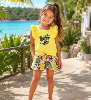 Hello Tropical Paradise 2 In 1 Set Yellow - საბავშვო ორეული