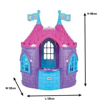 Pilsan-ის პრინცესას სასახლე 07 963 PRINCESS CASTLE Purple, 3 image