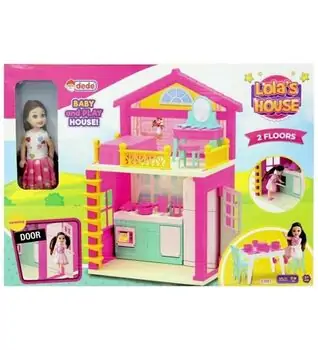 Dede LOLA'S HOUSE 2 FLOORS სათამაშო თოჯინის სახლი 03661, 10 image