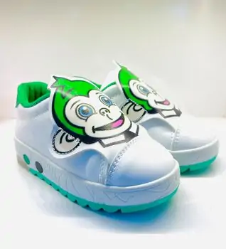 SCHONY KIDS საბავშვო ფეხსაცმელი 2001 Monkey with Light Green