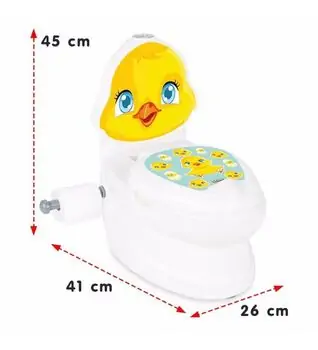 Pilsan-ის ღამის ქოთანი 07 564 CHICK EDUCATIONAL POTTY, 2 image