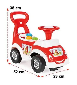 Pilsan-ის გადასაჯდომი მანქანა 07 826  MY CUTE FIRST CAR RED, 2 image
