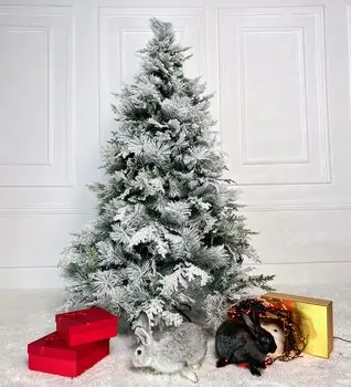 Snow-Covered Christmas Tree დათოვლილი საახალწლო ნაძვის ხე 180 სმ (OT2007), 15 image