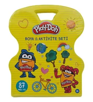 Play-Doh 87 Pieces Stationery - Paint and Activity Set ST008 - სახატავი საღებავებისა და ფანქრების ნაკრები, 2 image
