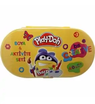 Play-Doh 40 Pieces Stationery - Paint and Activity Set ST001 სახატავი საღებავებისა და ფანქრების ნაკრები, 2 image