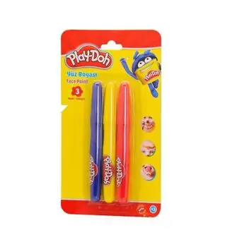 Play-Doh Face Paint 3 Colors 125 Mm YU002 საბავშვო სახის მოსახატი მარკერი