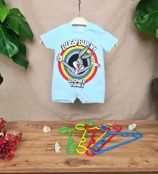 Bobix Romper Bugs Bunny Turquoise ჩვილის რომპერი