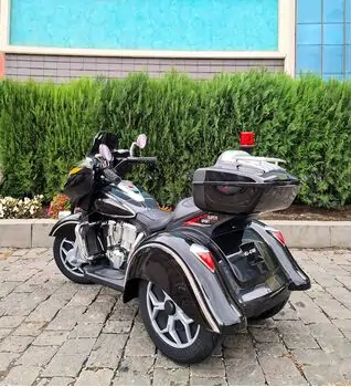 Electric Motorcycle Black - ელექტრო მოტოციკლი, 4 image