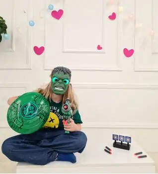Hero Attack Hulk Gun - სათამაშო თოფი აქსესუარებით, 2 image