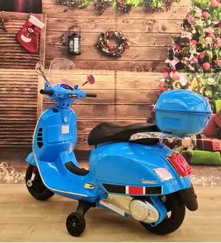 Moped For Kids Blue - ელექტრო მოპედი, 3 image
