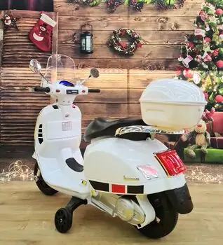 Moped For Kids White - ელექტრო მოპედი, 3 image