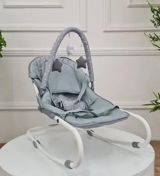 Baby Bouncer Star Grey საბავშვო  შეზლონგი, 2 image
