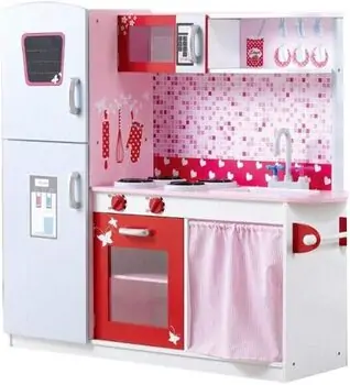 Wooden Kitchen Set - ხის სათამაშო სამზარეულო სათავსოებით, 2 image