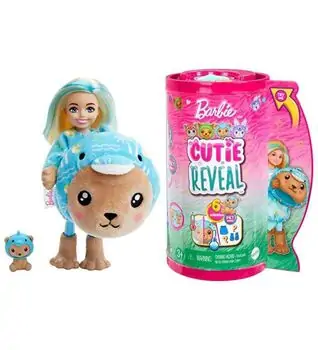 Barbie Cutie Reveal Chelsea Doll Costume Series თოჯინა ფერის ტრანსფორმაციით