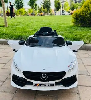 Mercedes Benz Sport Car White - ელექტრო მანქანა, 3 image