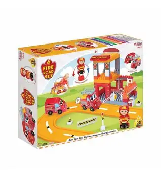 Dede 03323 FIRE ROAD SET 50 PCS სათამაშო ტრასა, 10 image