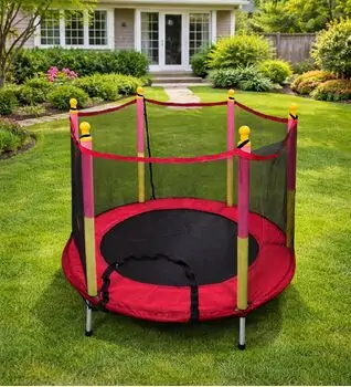 Metal & Plastic Trampoline 140cm 5FT - ბატუტი, 2 image