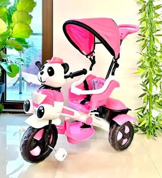 BABY HOPE LITTLE PANDA TRICYCLE (PINK)  სამთვლიანი ველო-ეტლი პანდა
