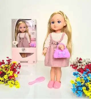Moni Toys Doll "Elly" 9652 თოჯინა სავარცხლით