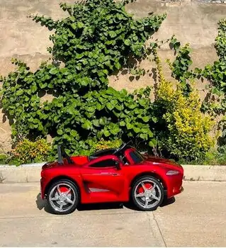 Aston Martin Painting Painting Red - ელექტრო მანქანა ტყავის სავარძლით, 2 image
