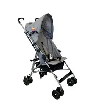 Baby Stroller Adventure Grey მსუბუქი სასეირნო ეტლი