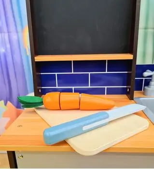 Moni Wooden kitchen Toskana - ხის სათამაშო სამზარეულო, 4 image