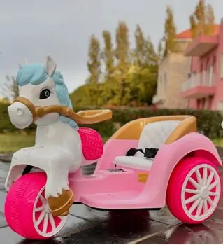 Fairytale Unicorn Carriage - ელექტრო უნიქორნის ეტლი, 6 image
