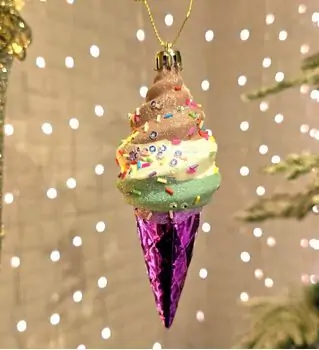 Frosty Hanging Decoration - ნაძვის ხის სათამაშო