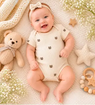Little Bear Bodysuit - ჩვილის ბოდე, 2 image