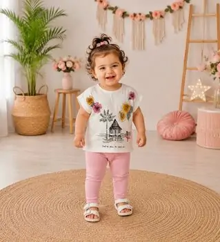 Beach House 2 In 1 Set Pink - საბავშვო ორეული