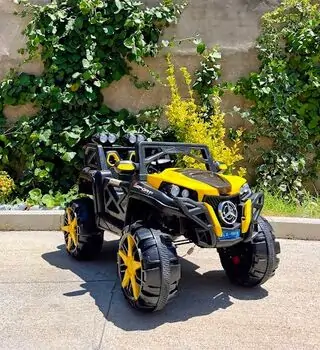 Mercedes Benz 4x4 Sport Yellow - ელექტრო მანქანა