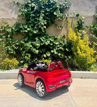 Maybach Electric Car Red - ელექტრო მანქანა ტყავის სავარძლით, 4 image